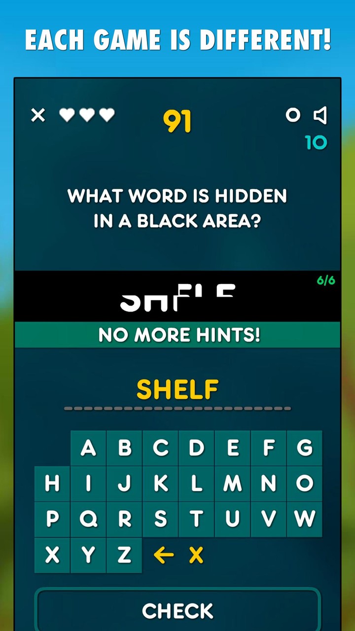 Hidden Word Brain Exercise screenshot image 3_Popularmodapk.com