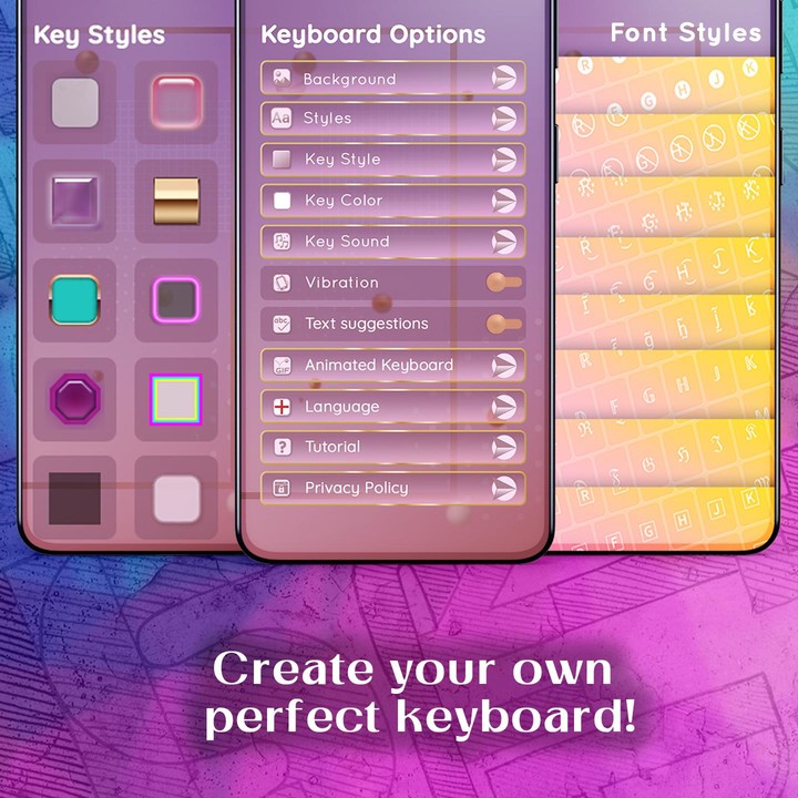 KeyPro Keyboard Themes & Fonts screenshot image 5_Popularmodapk.com