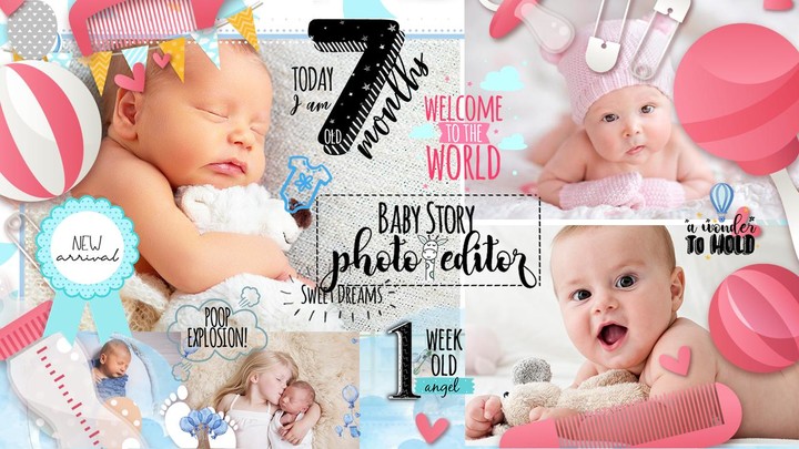 Baby Story Photo Editor App screenshot image 1_Popularmodapk.com