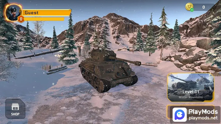 Tank Strike: Armored Warfare<span>(Unlimited Money)</span> screenshot image 2_Popularmodapk.com