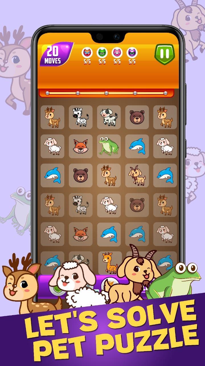 Onet Connect Pet: Match Puzzle screenshot image 1_Popularmodapk.com
