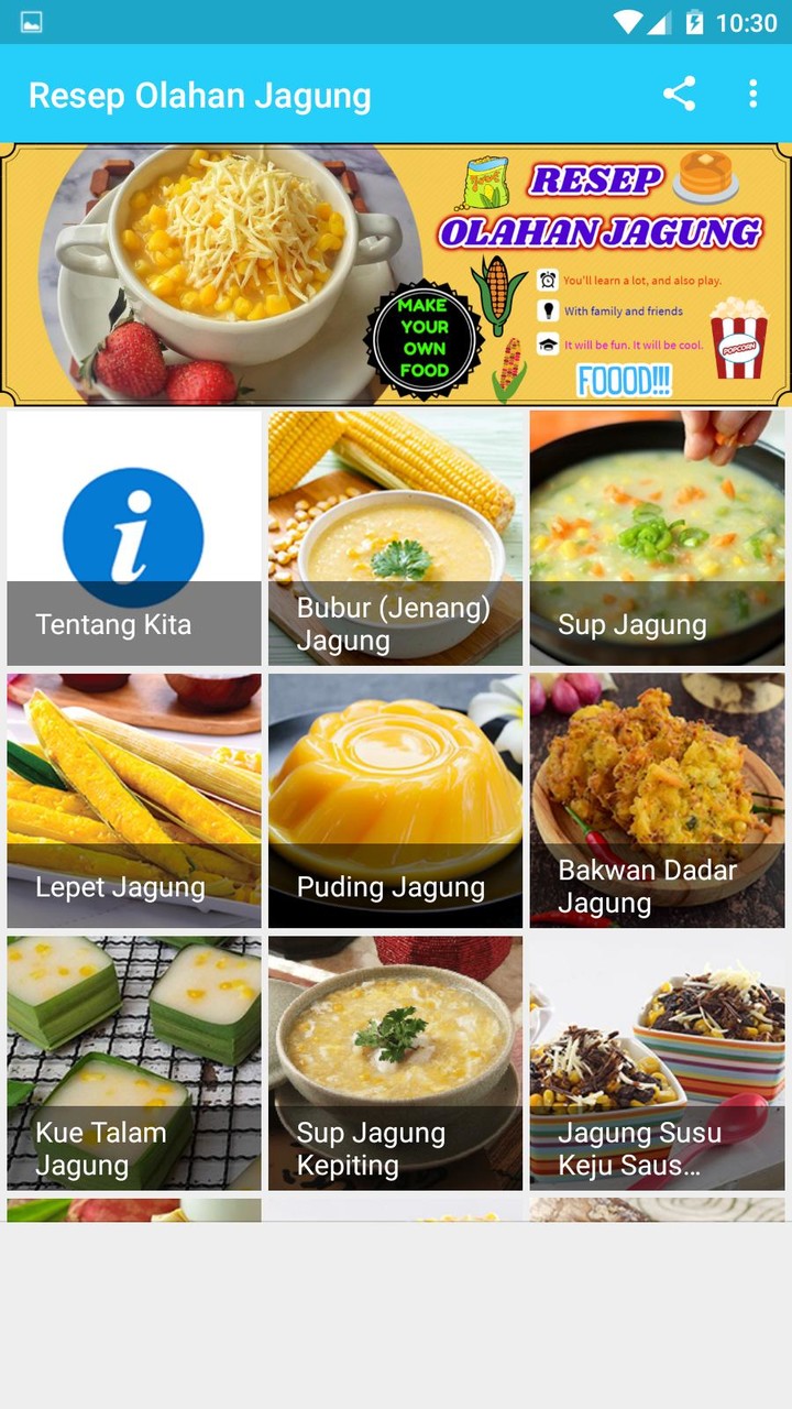 Resep Olahan Jagung screenshot image 2_Popularmodapk.com