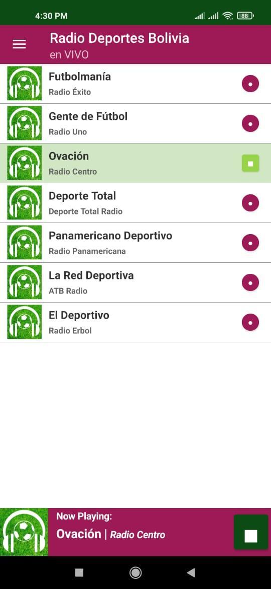 Radio Deportes Bolivia en VIVO screenshot image 12_Popularmodapk.com
