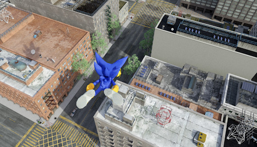 Super Hedgehog Rope Hero<span>(No Ads)</span> screenshot image 2_Popularmodapk.com
