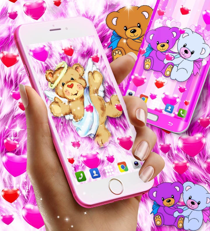 Teddy bear live wallpaper screenshot image 7_Popularmodapk.com