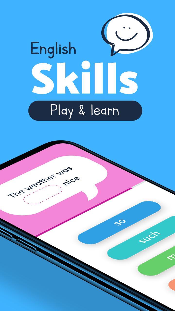 English Skills - Practice and Learn screenshot image 1_Popularmodapk.com