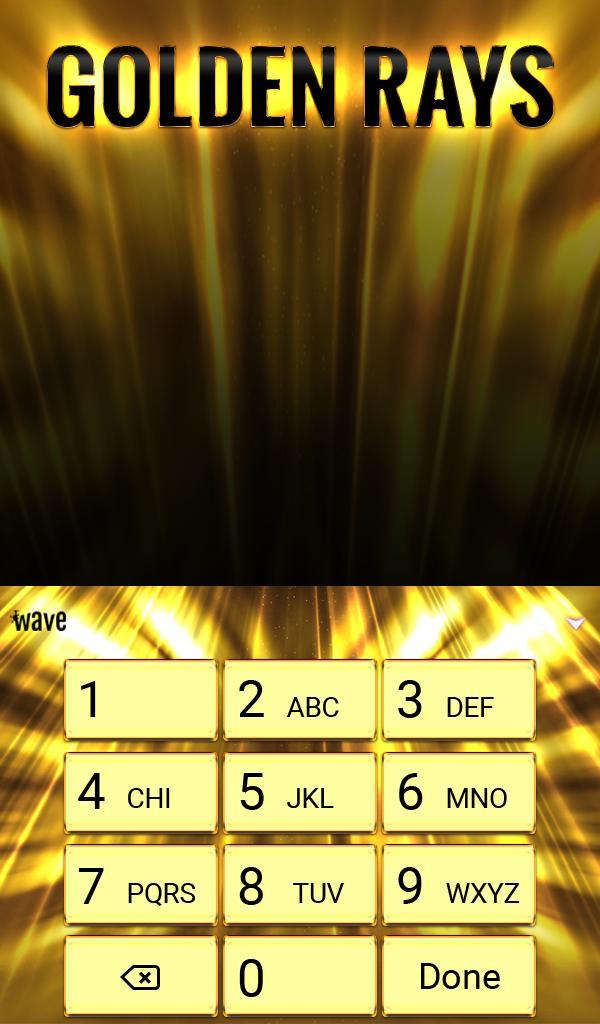 Golden Rays Animated Keyboard screenshot image 5_Popularmodapk.com