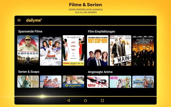 dailyme TV, Serien, Filme & Fernsehen TV Mediathek screenshot image 7_Popularmodapk.com