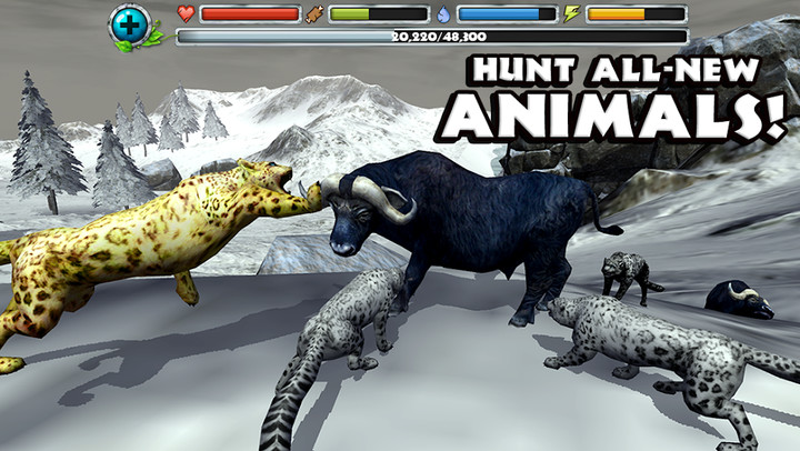 Snow Leopard Simulator<span>(Mod APK Unlocked)</span> screenshot image 4_Popularmodapk.com