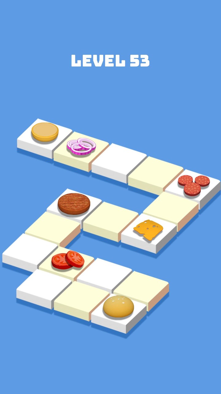 Burger Stack Puzzle screenshot image 1_Popularmodapk.com