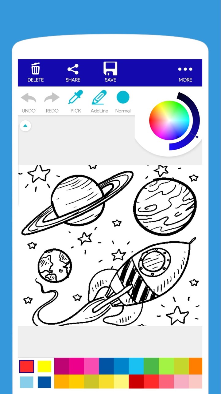 Planet & Space Coloring Book screenshot image 16_Popularmodapk.com