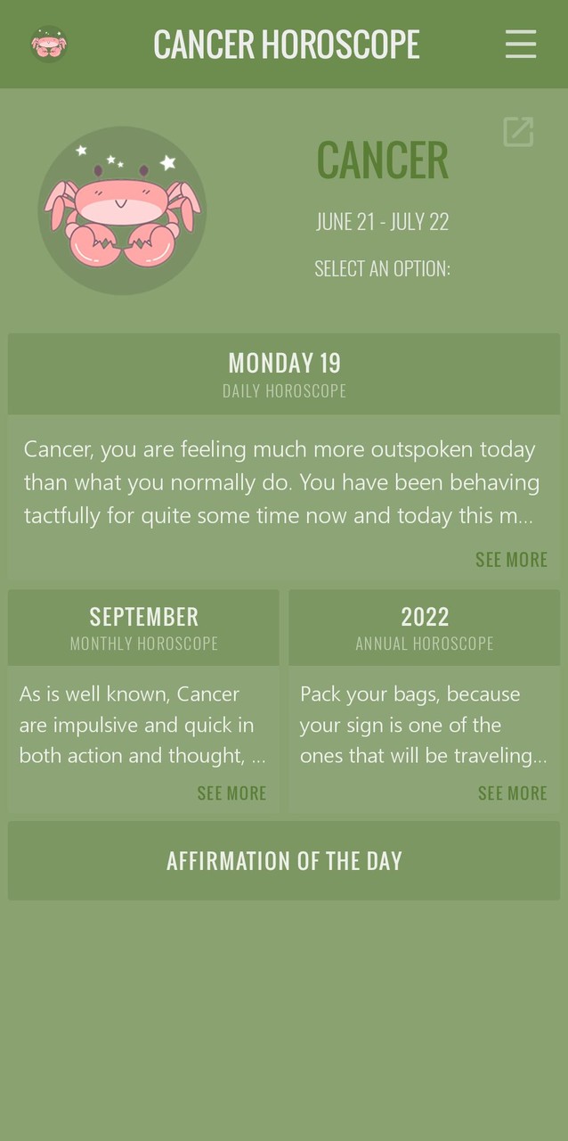 Cancer Horoscope screenshot image 4_Popularmodapk.com