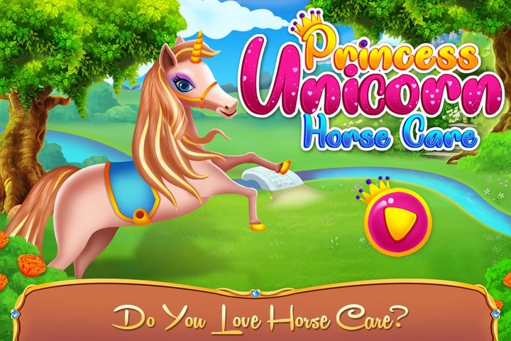 Unicorn Pony Horse Care Game screenshot image 1_Popularmodapk.com
