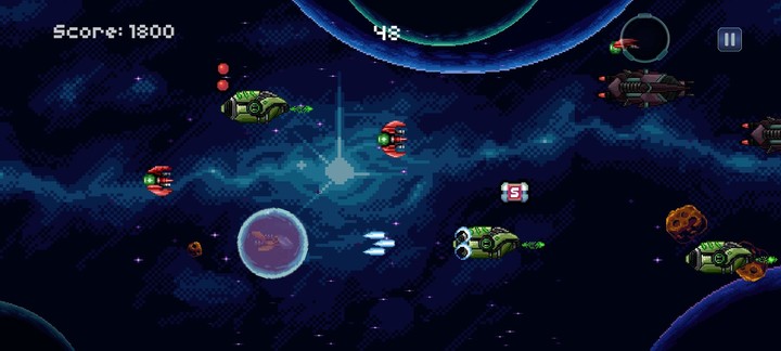 Shoot Em Up : SpaceShip Force screenshot image 3_Popularmodapk.com