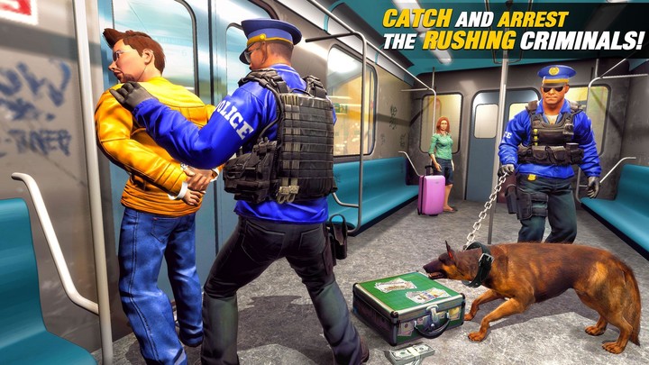 US Police Dog Subway Simulator screenshot image 3_Popularmodapk.com