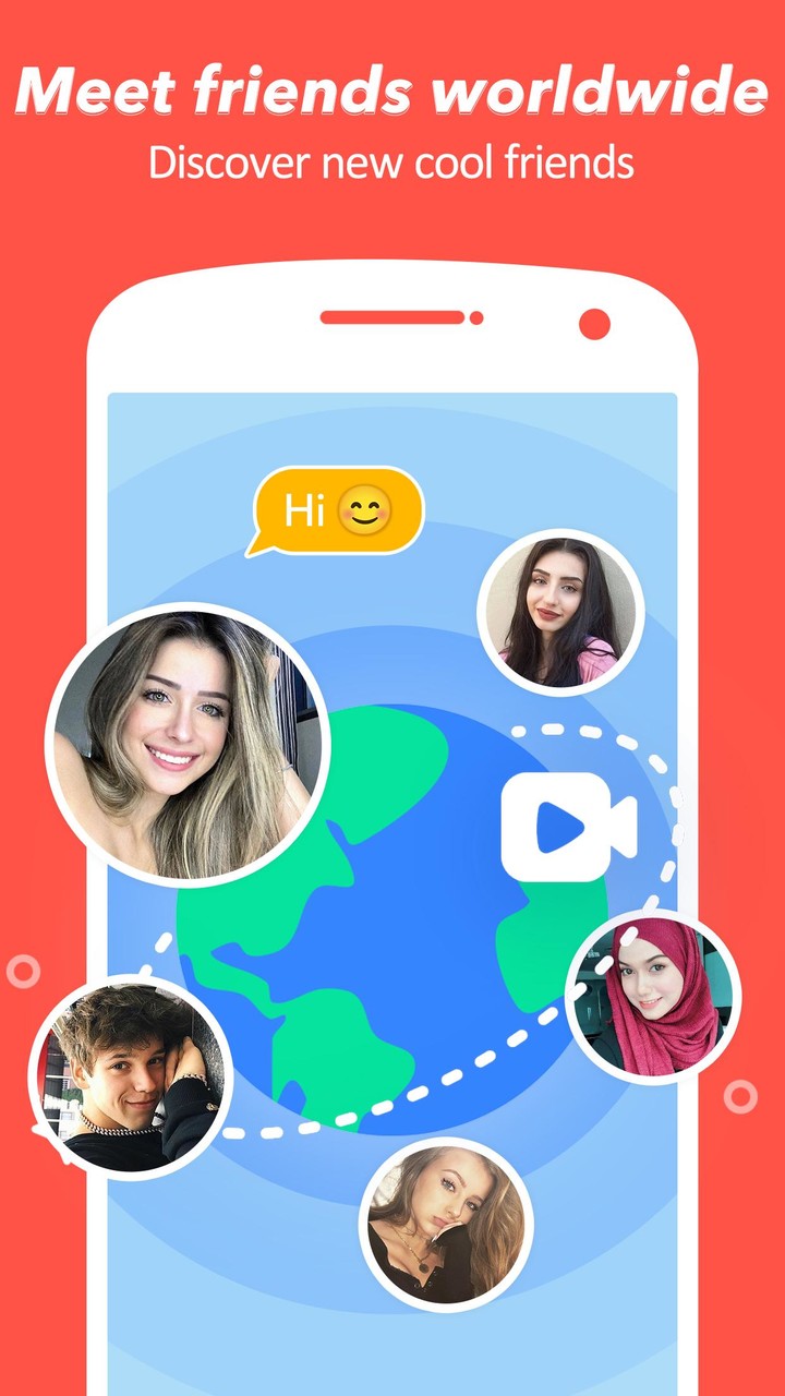 HOLLA - Live Random Video Chat screenshot image 1_Popularmodapk.com