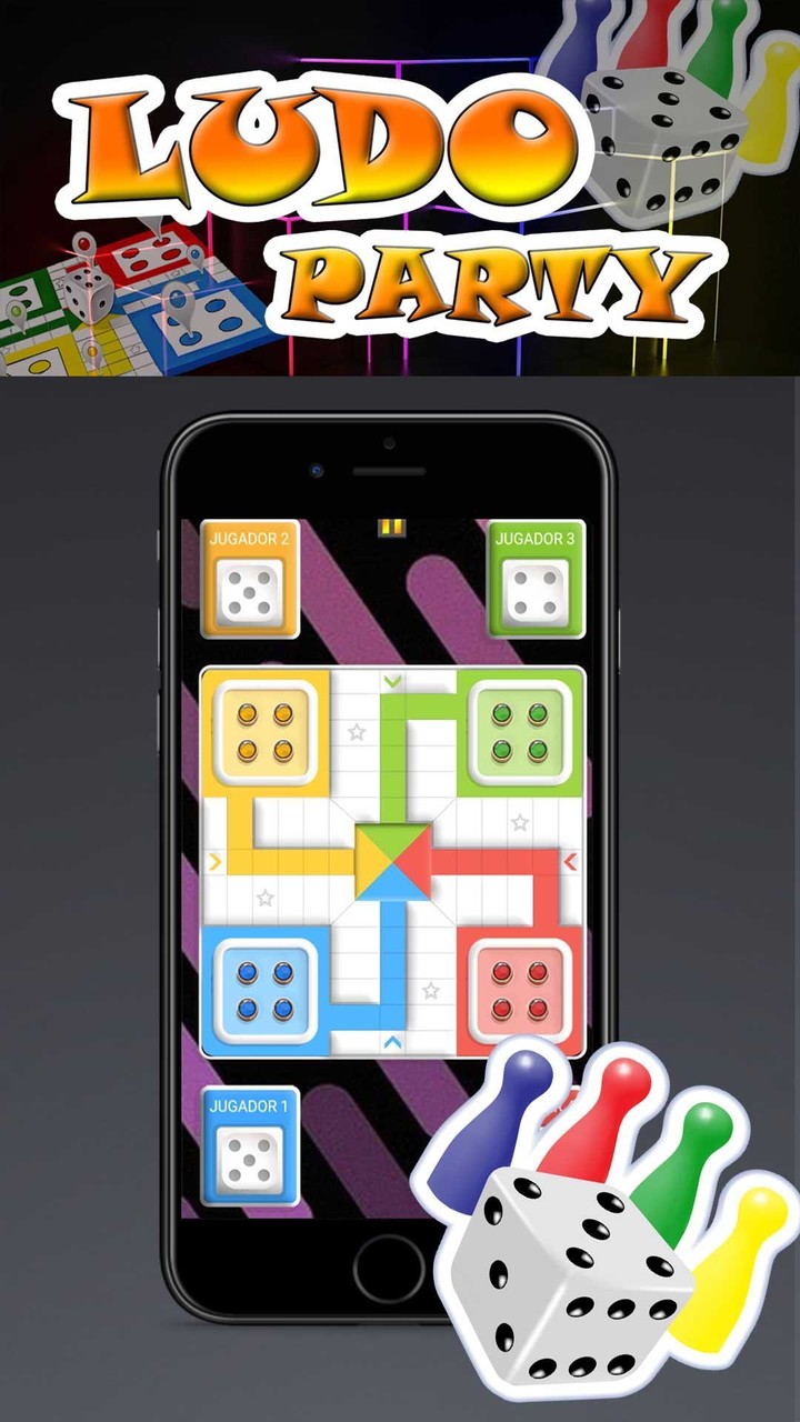 Ludo Party Club Parchis ESP screenshot image 1_Popularmodapk.com