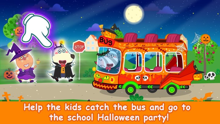 Wolfoo School Halloween Night screenshot image 3_Popularmodapk.com