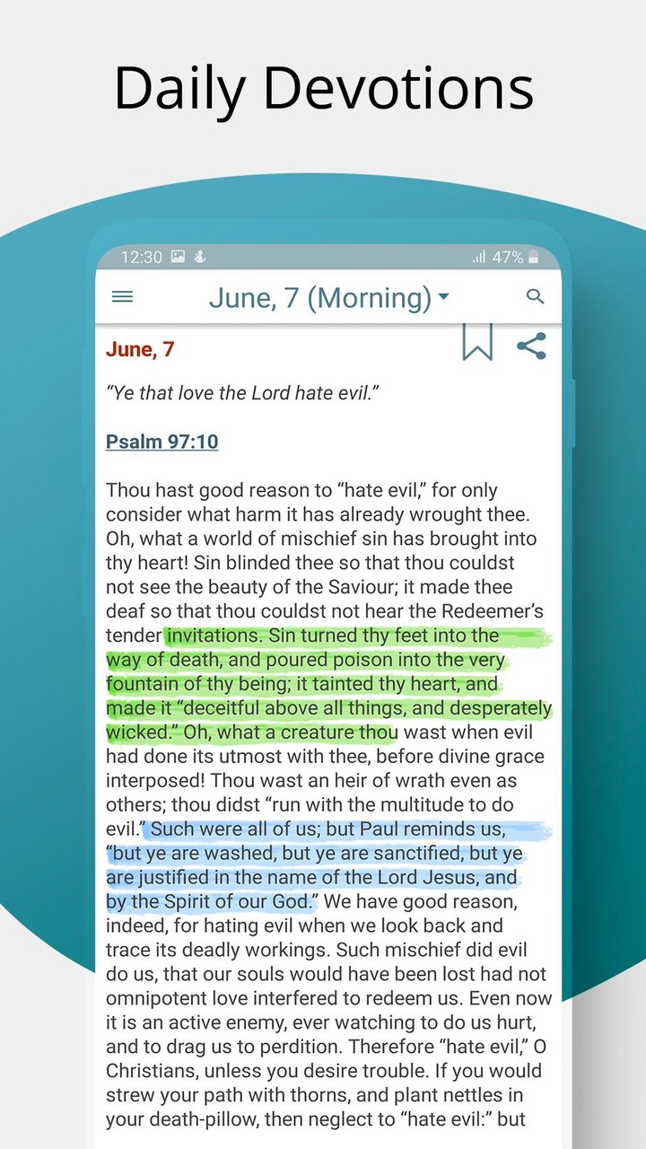 Morning and Evening Devotional screenshot image 6_Popularmodapk.com
