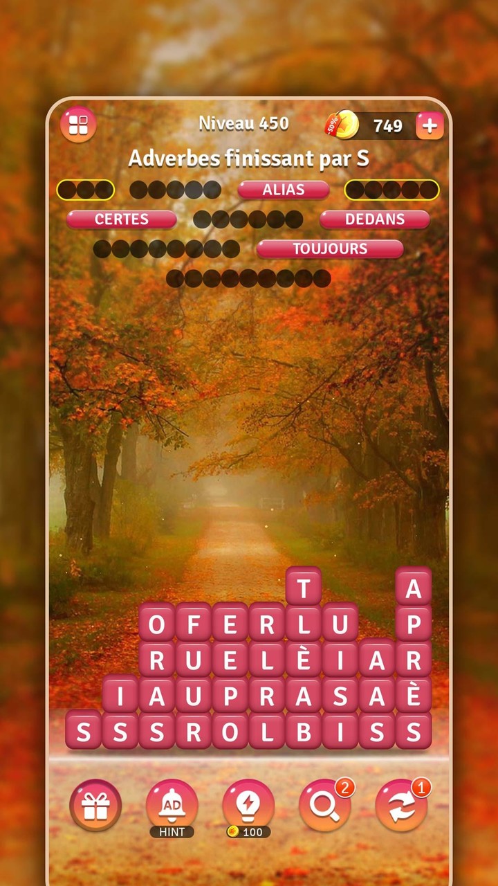 Briser des Mots : Jeu de Mots screenshot image 20_Popularmodapk.com