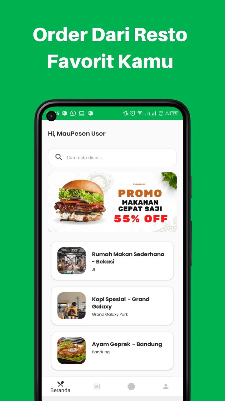 MauPesen - Pesan Makanan screenshot image 3_Popularmodapk.com