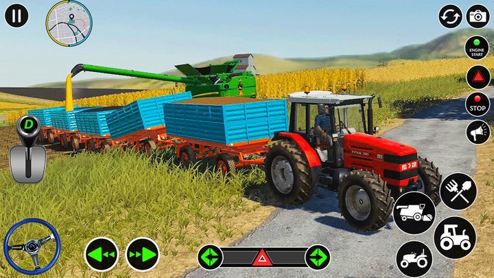 US Tractor Farming Sim Offroad screenshot image 5_Popularmodapk.com
