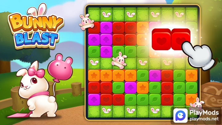 Bunny Blast - Puzzle Game<span>(Unlimited money)</span> screenshot image 2_Popularmodapk.com