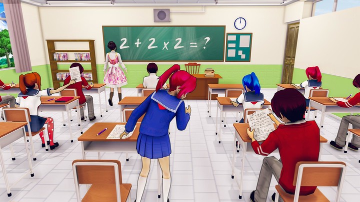 Anime High School Games: Virtu screenshot image 4_Popularmodapk.com
