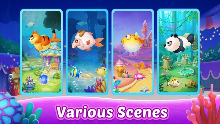 Solitaire Klondike Fish screenshot image 3_Popularmodapk.com