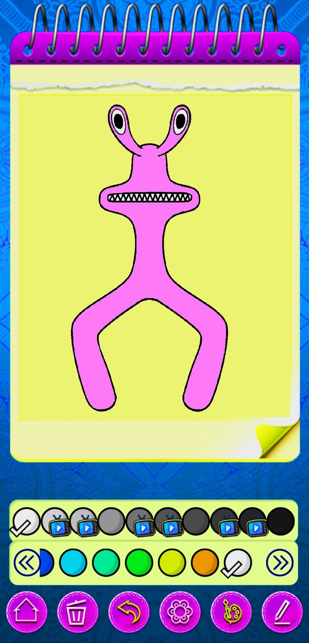 Rainbow Drawing: Coloring Book screenshot image 3_Popularmodapk.com