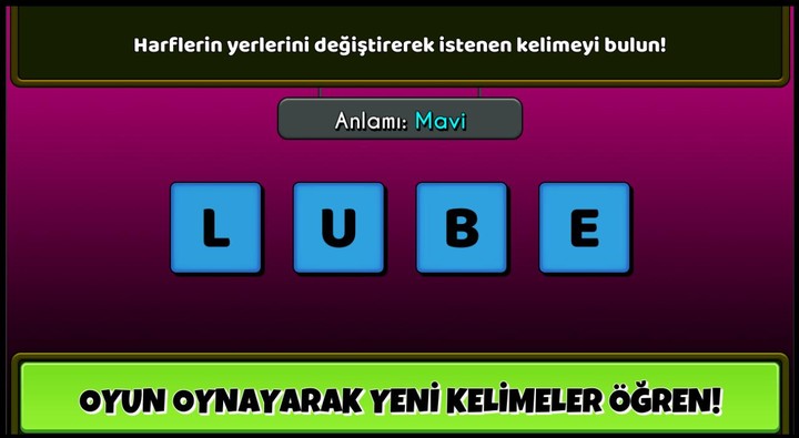 İngilizce Kelime Oyunu screenshot image 1_Popularmodapk.com
