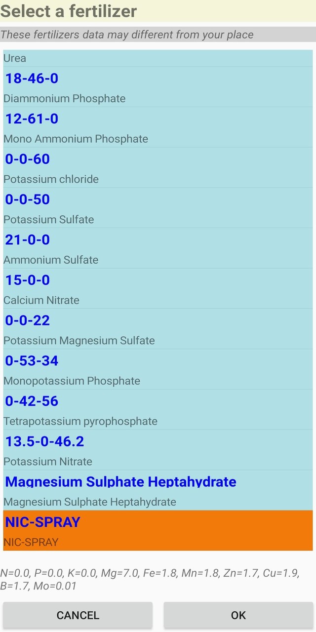 Fertilizer mixer lite screenshot image 6_Popularmodapk.com
