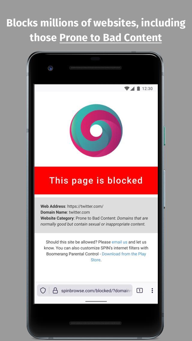 SPIN Safe Browser screenshot image 2_Popularmodapk.com