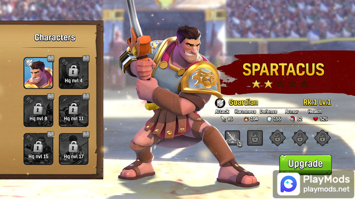 Gladiator Heroes Clash Kingdom<span>(God Mode)</span> screenshot image 2_Popularmodapk.com