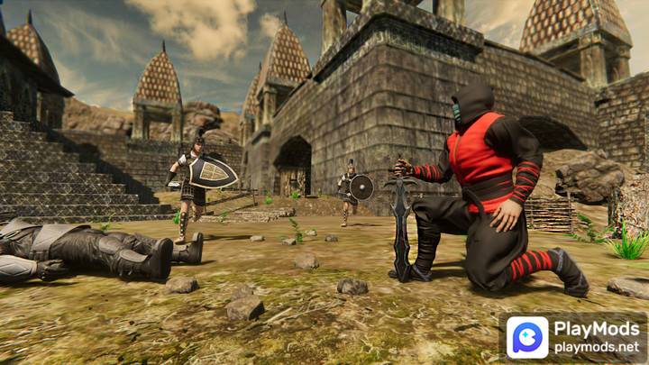 Ninja assassin's Fighter: Samurai Creed Hero 2021(Large gold coins) screenshot image 4_Popularmodapk.com
