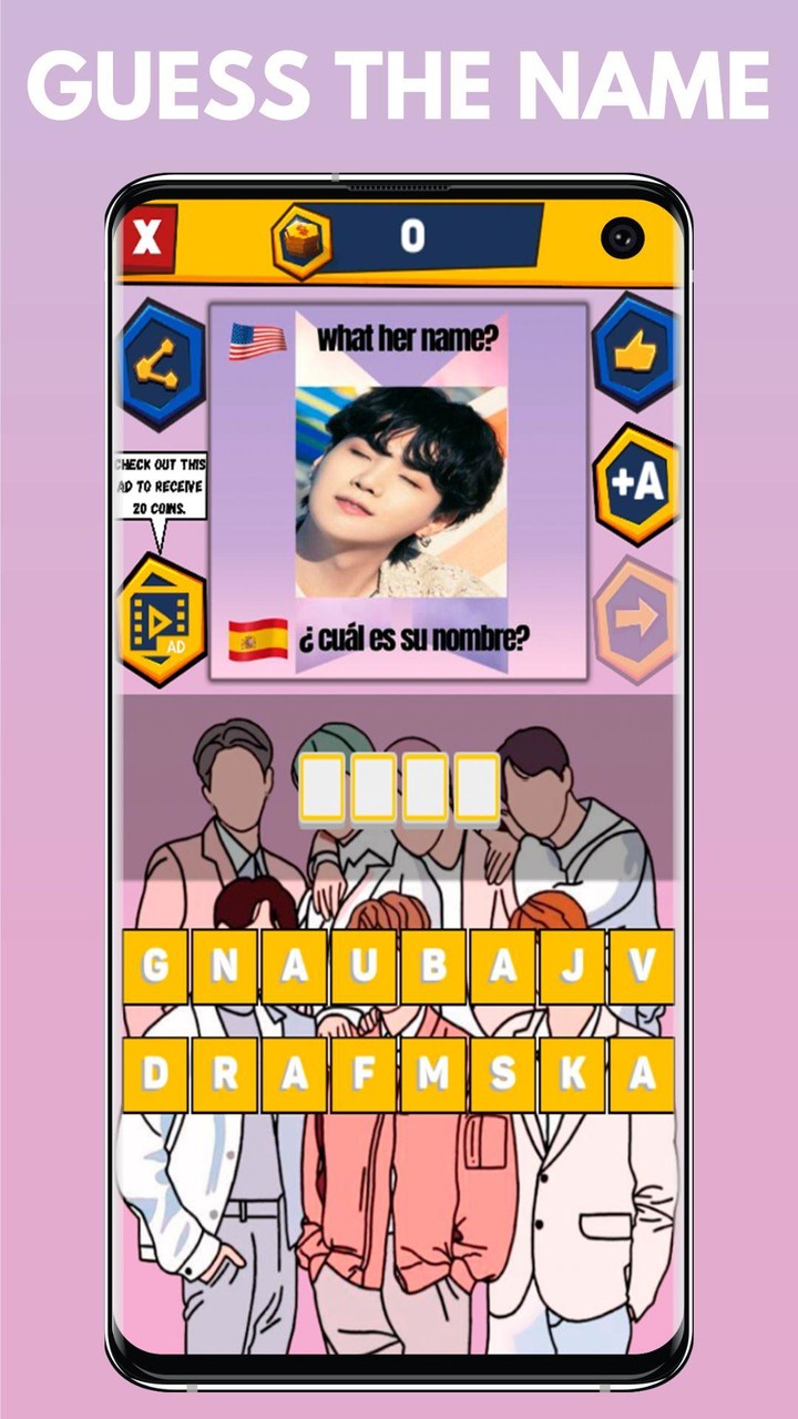 BTS ARMY GAMES MV SONG QUIZ screenshot image 5_Popularmodapk.com