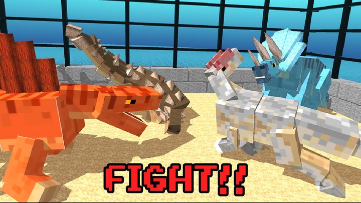 Blocky Dino Park Dino Arena screenshot image 3_Popularmodapk.com
