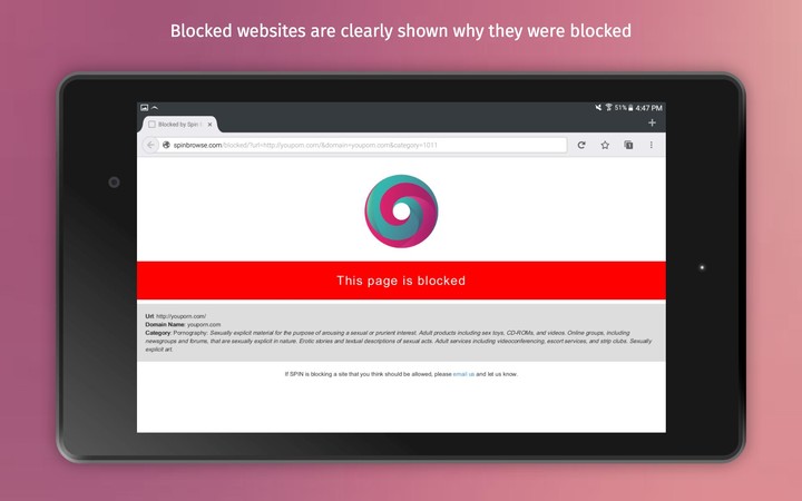 SPIN Safe Browser screenshot image 4_Popularmodapk.com