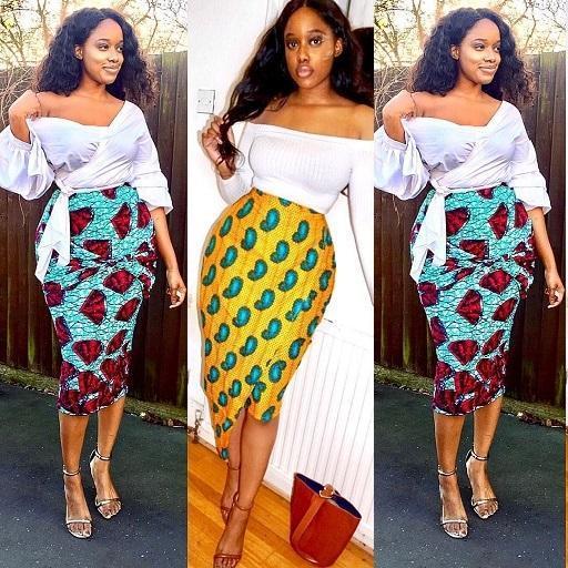 Ankara Short Skirt and Blouse screenshot image 1_Popularmodapk.com
