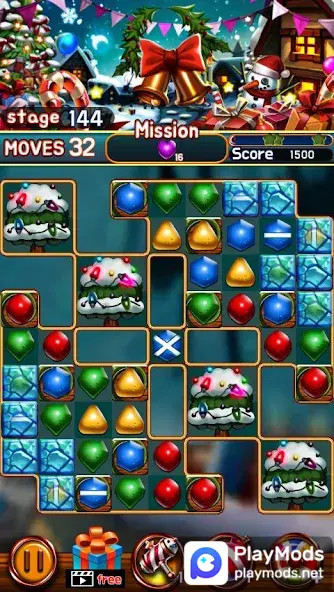 Jewel Snow Puzzle<span>(Remove ads)</span> screenshot image 1_Popularmodapk.com
