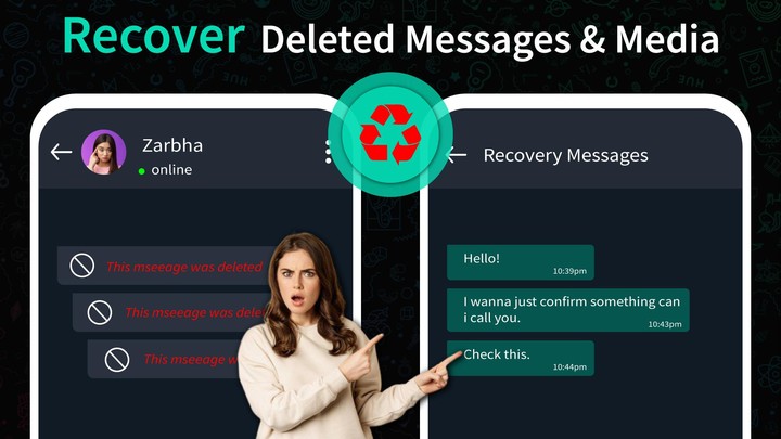 WhatsDeleted Messages Recovery screenshot image 9_Popularmodapk.com