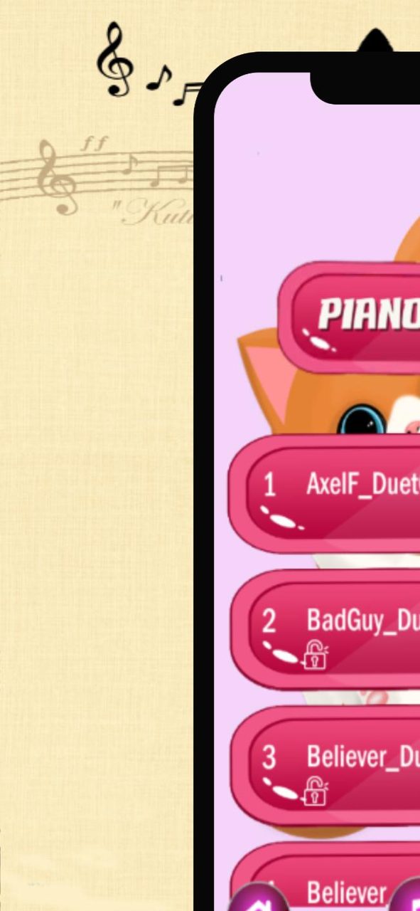 Duet Cats : Piano Music Game screenshot image 1_Popularmodapk.com