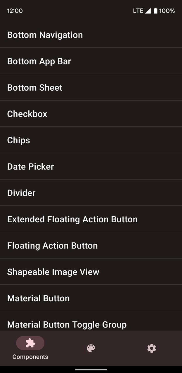 Material Components Gallery screenshot image 9_Popularmodapk.com