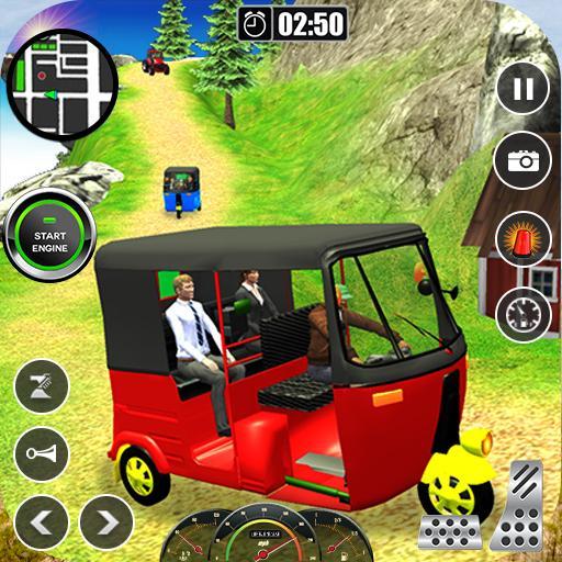 Modern Auto Rickshaw Games 3d screenshot image 1_Popularmodapk.com