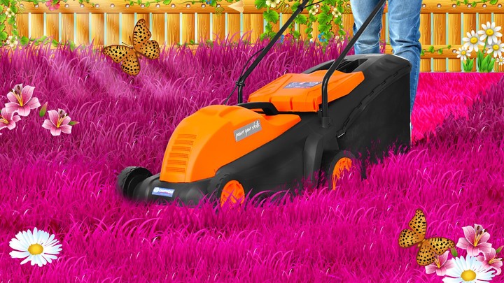 Lawn Mower Mowing Simulator screenshot image 4_Popularmodapk.com