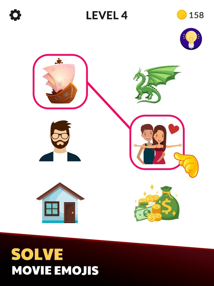 Movie Emoji Puzzle: Match game screenshot image 2_Popularmodapk.com