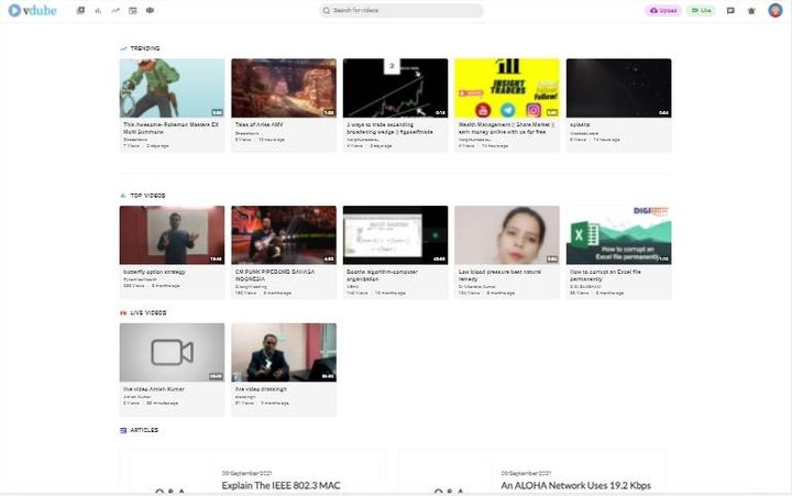 Vdube -Upload Video, Music, Stream, Go Live, Share screenshot image 17_Popularmodapk.com