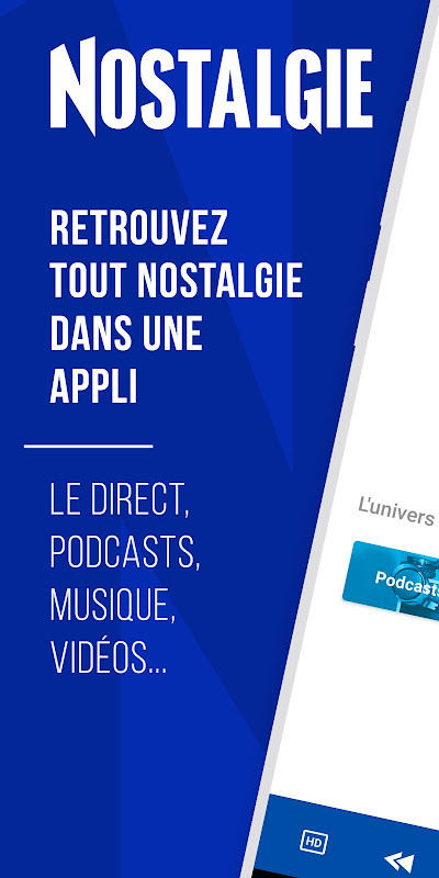 Nostalgie : Radio, Podcasts screenshot image 3_Popularmodapk.com