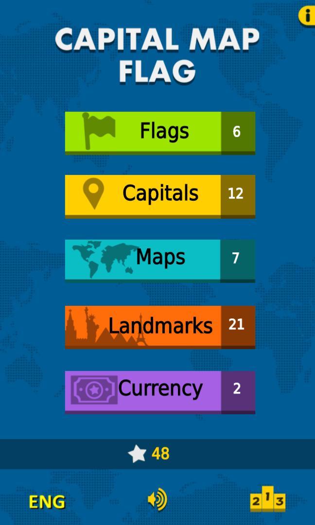 Capital Map Flag - geo quiz screenshot image 1_Popularmodapk.com