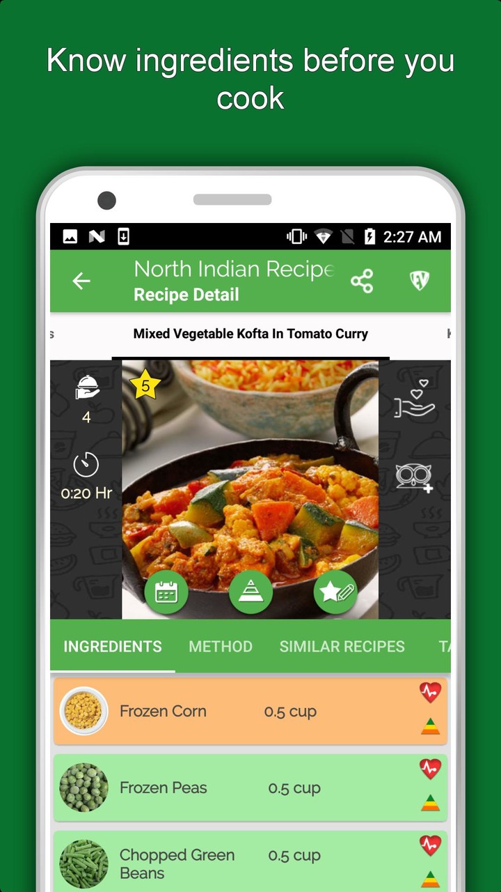North Indian Food Recipes Book screenshot image 6_Popularmodapk.com